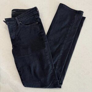 Lucky Brand Mid Rise Straight Leg Sweet Black Jeans Womens Size 6/28 Long